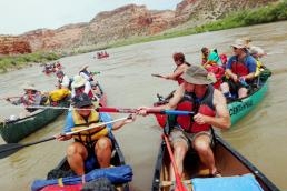 Group in water