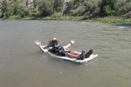 Floating on down the river