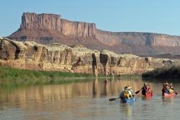 Canoeing Through The Canyon
