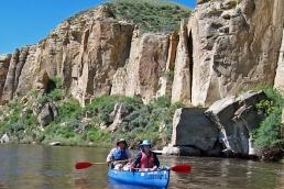 Two paddlers