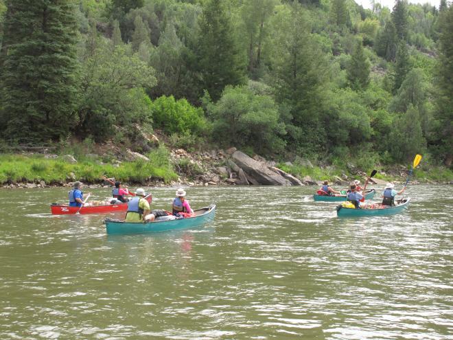 Centennial Canoe Centennial Canoe Upper Colorado River 1 Day Canoe Trip